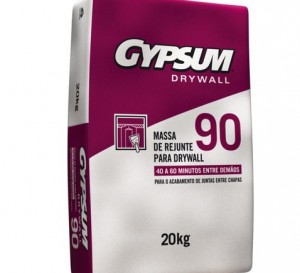 Massa de Rejunte Gypsum 90 – Acessórios de Drywall – Gypsum