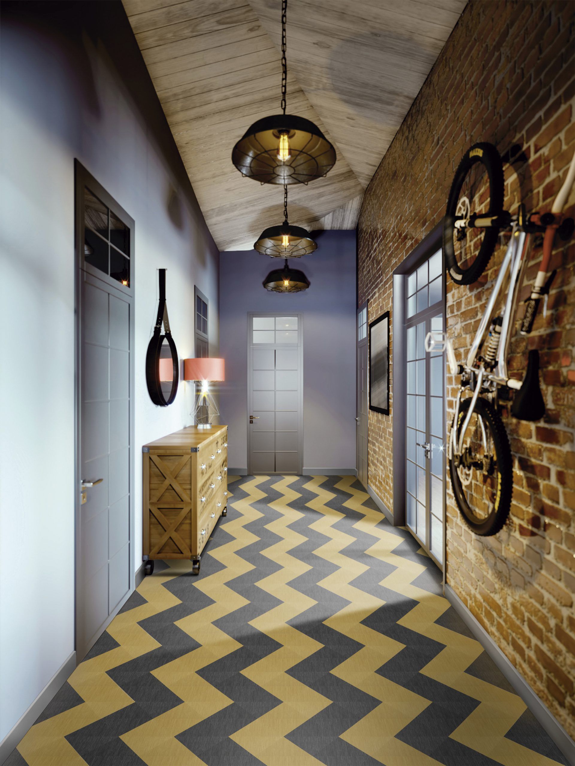 Sunflower Yellow e Dark Grey