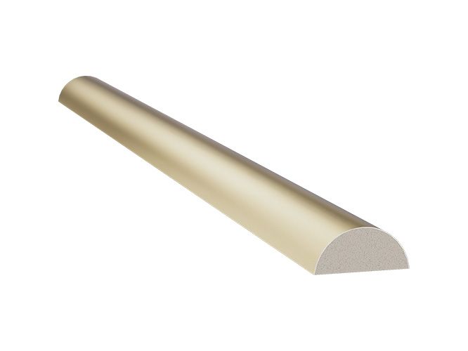 Meia Curva 37mm Champanhe