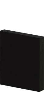 GN  LISO  PRETO VULCANO  40010  10CM